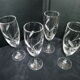 Set of 4 champagne flutes in Luminarc Model Sheaf Cob Decoration
