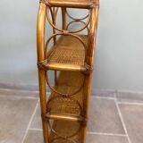 Vintage rattan shelf