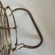 Golden metal basket 1960