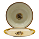 Set of 2 dishes - Creil et Montereau – Carnation model.