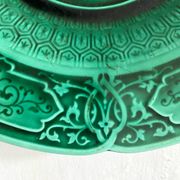Barbotine dish for wall decoration