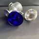 Drageoir, jam maker – Silver metal and blue crystal