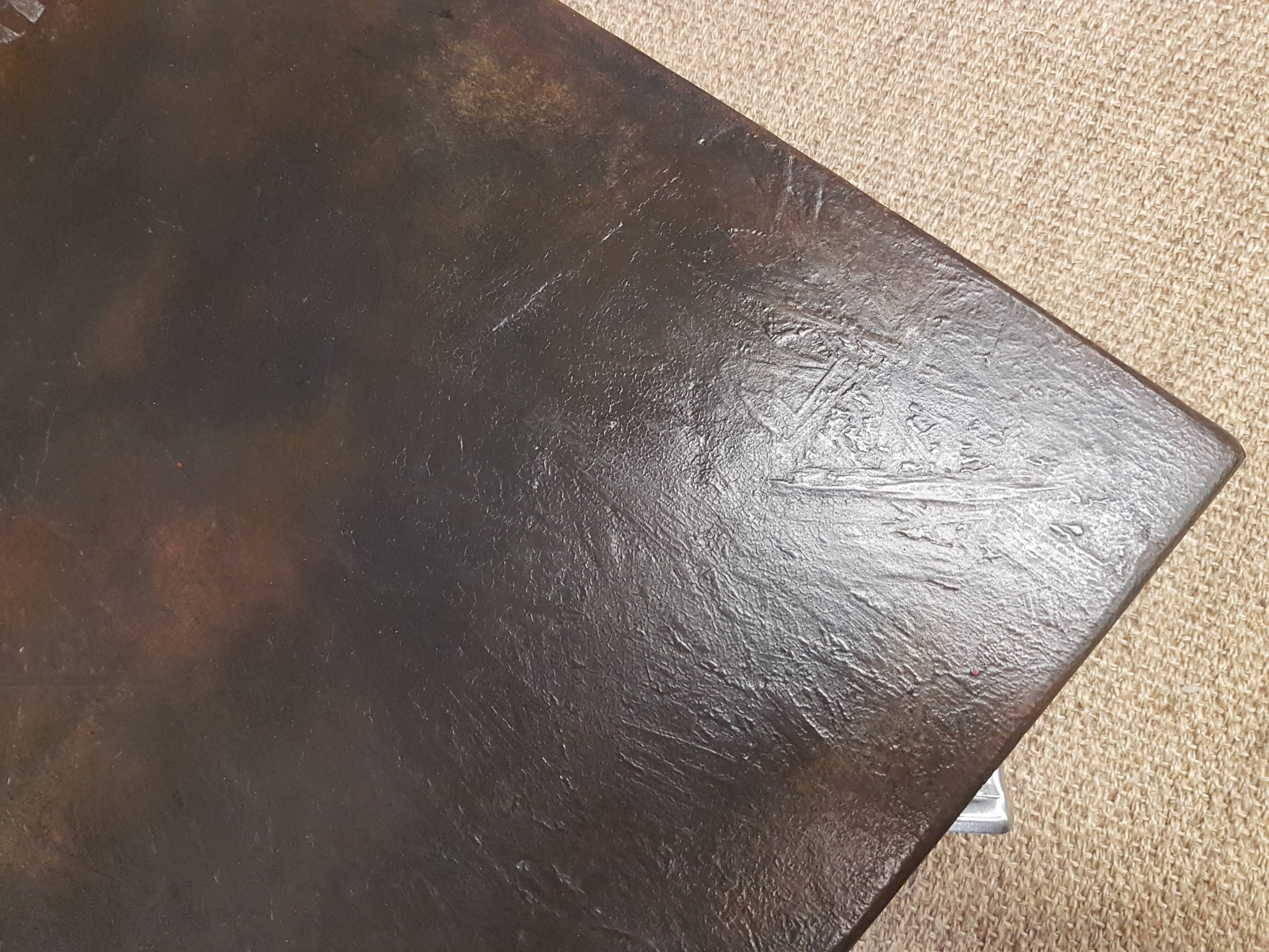 Coffee table on Industrial style wheels