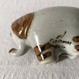 ceramic elephant Mexico 70s