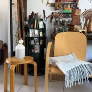 Tabouret vintage Alvar Aalto modèle E60 pour Artek
