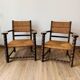 Pair of mulched armchairs