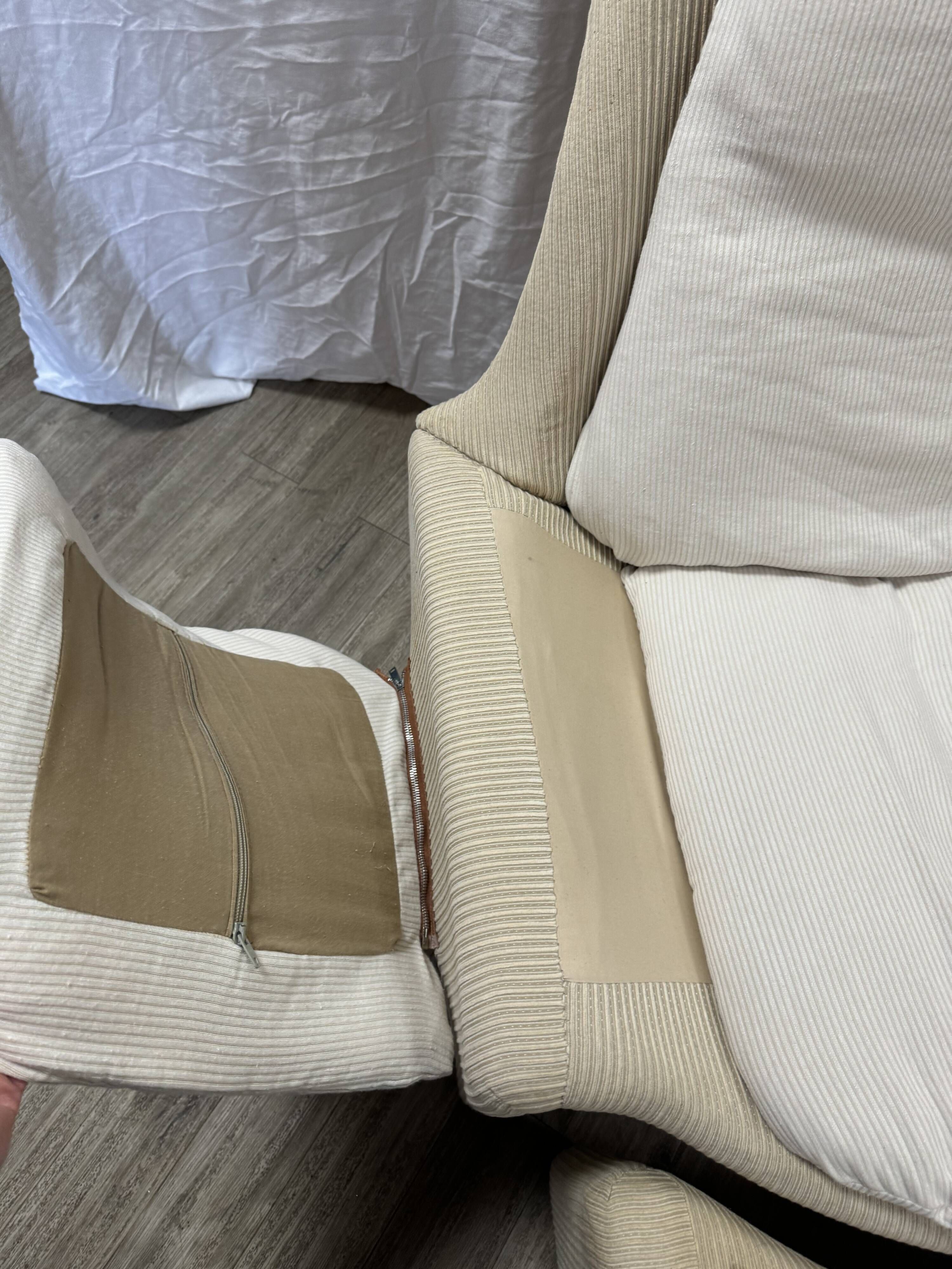 P60 armchair and ottoman by Vittorio Introini for Saporiti