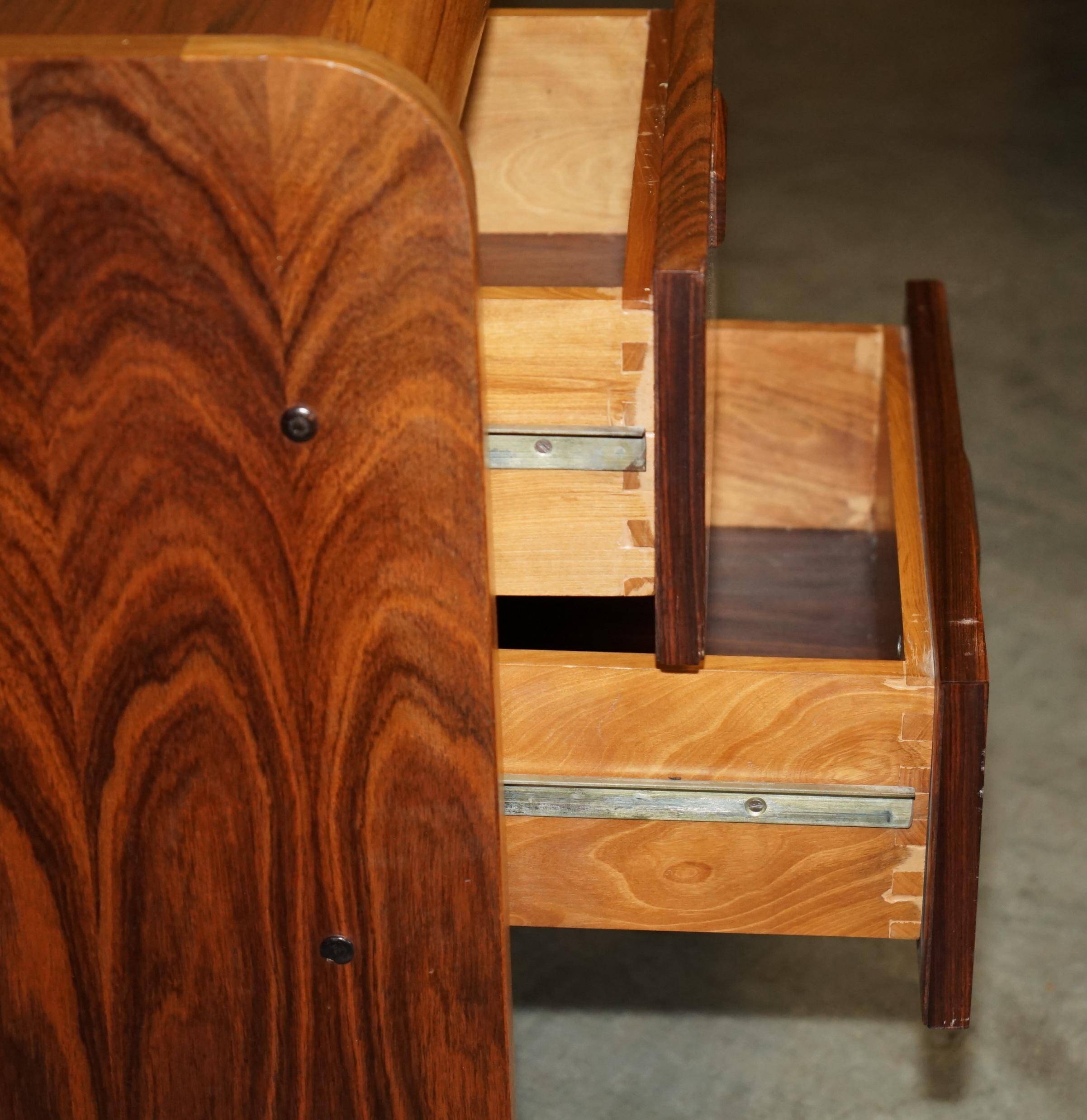 Left corner desk, Brazilian wood, mid-century Danish.