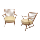 Pair of Ercol armchairs from the 60s