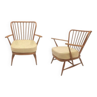 Pair of Ercol armchairs from the 60s