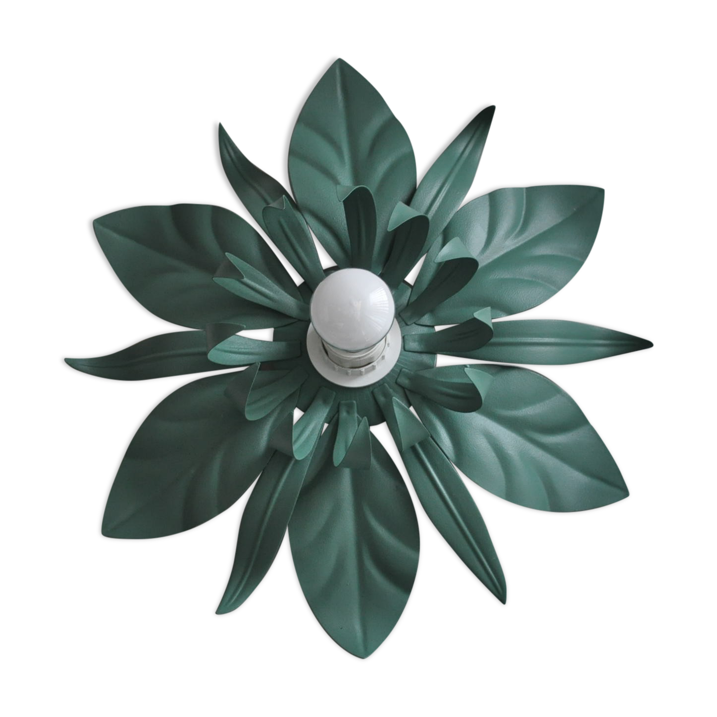 Applique fleur en métal