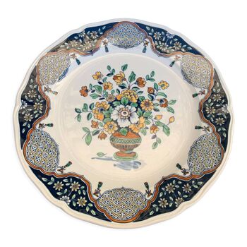 Hand-painted antique plate alt mettlach villeroy and boch