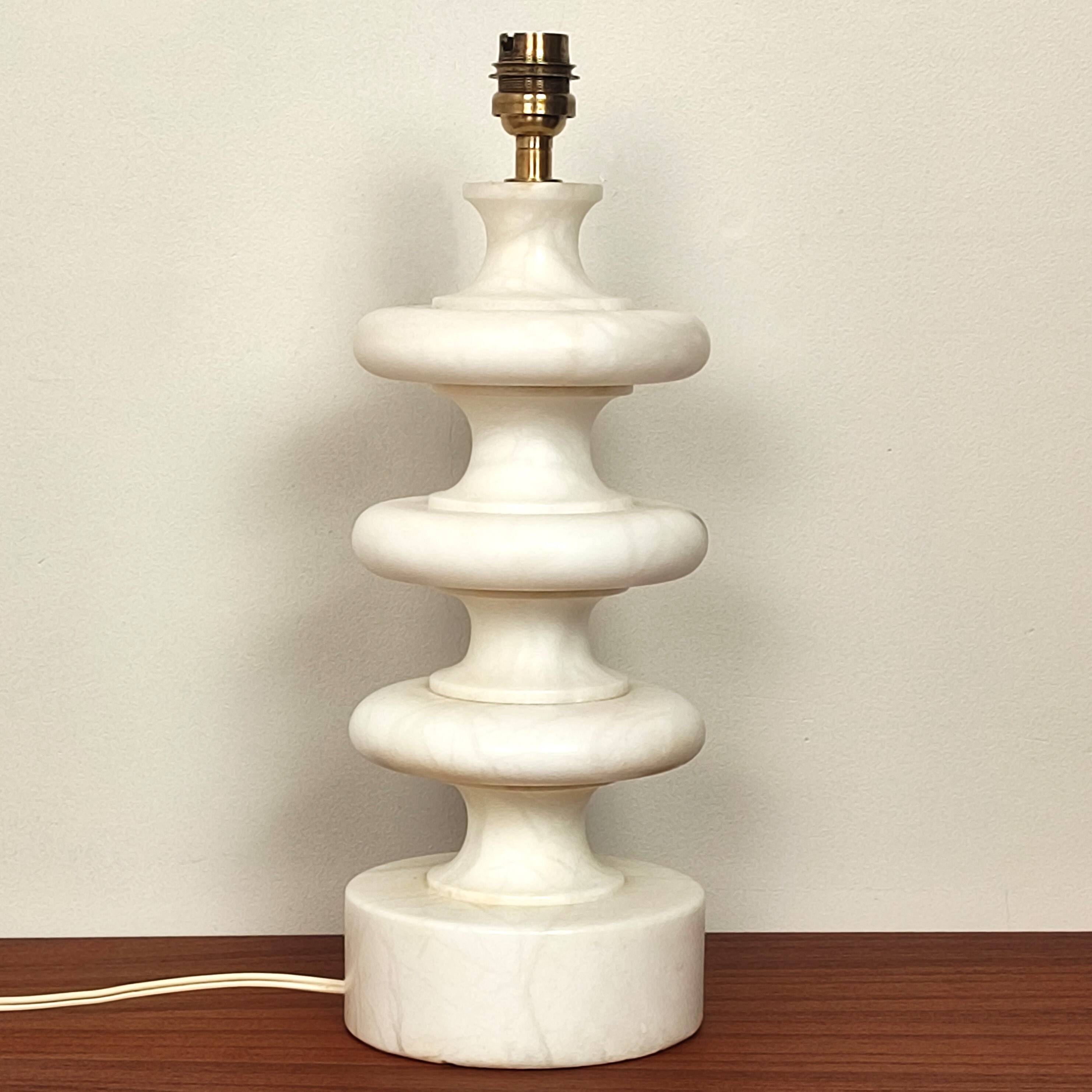 70' Alabaster lamp base