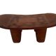 Vintage African hand-carved wooden Senufo stool bench design
