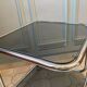 Table basse à double niveau des années 1970