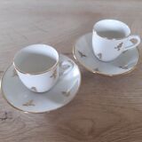 Porcelain cups and sub-cups