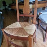 Louis Philippe table and its 4 chairs