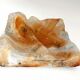 'Wave' ceiling light in amber glass by Mazzega from the 1970s.
