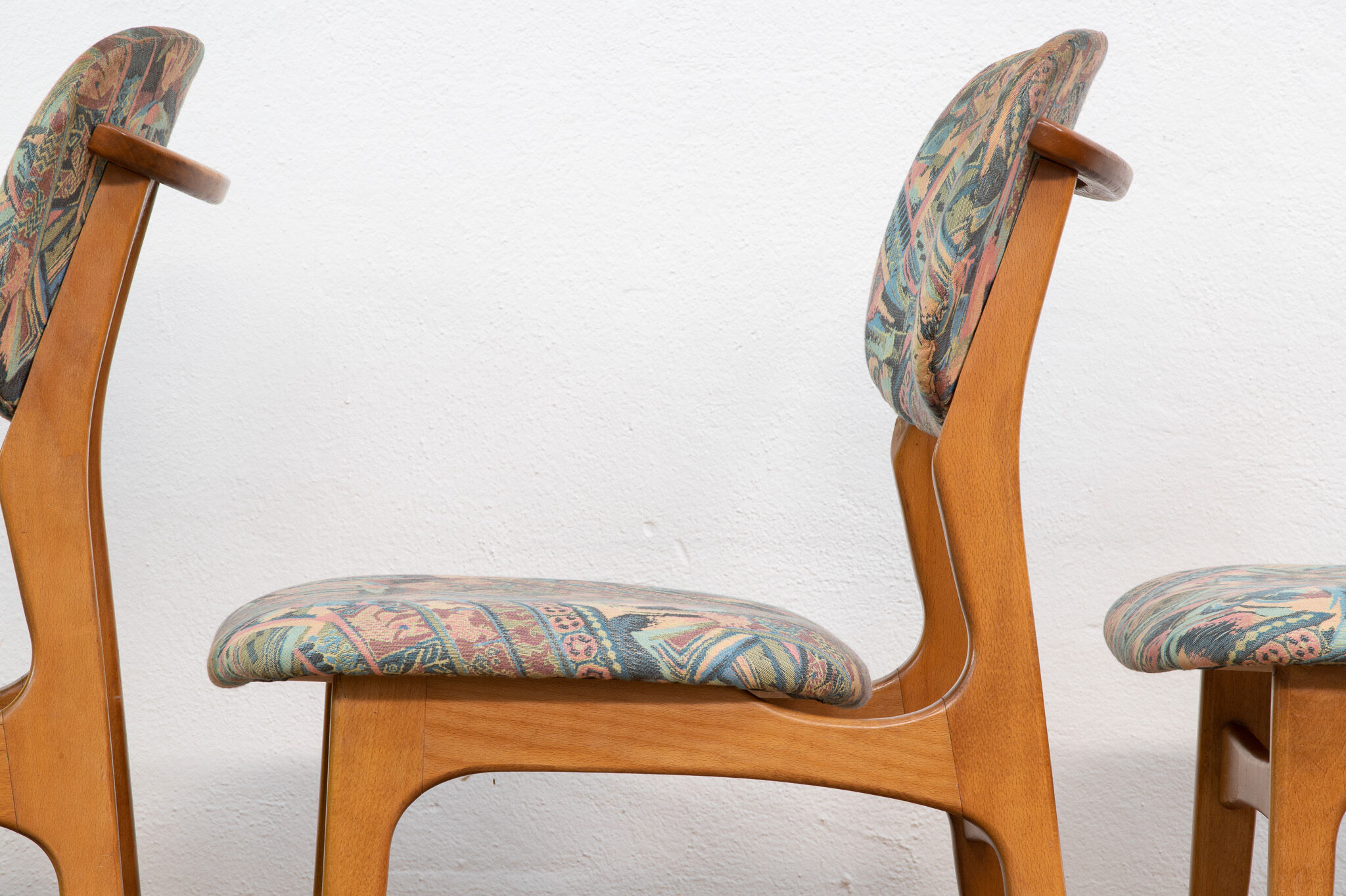 Series of 4 Vintage Scandinavian Chairs – 45 cm