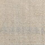 Long Tapis Couloir Off White à Rayures Noires, 74x351 Cm