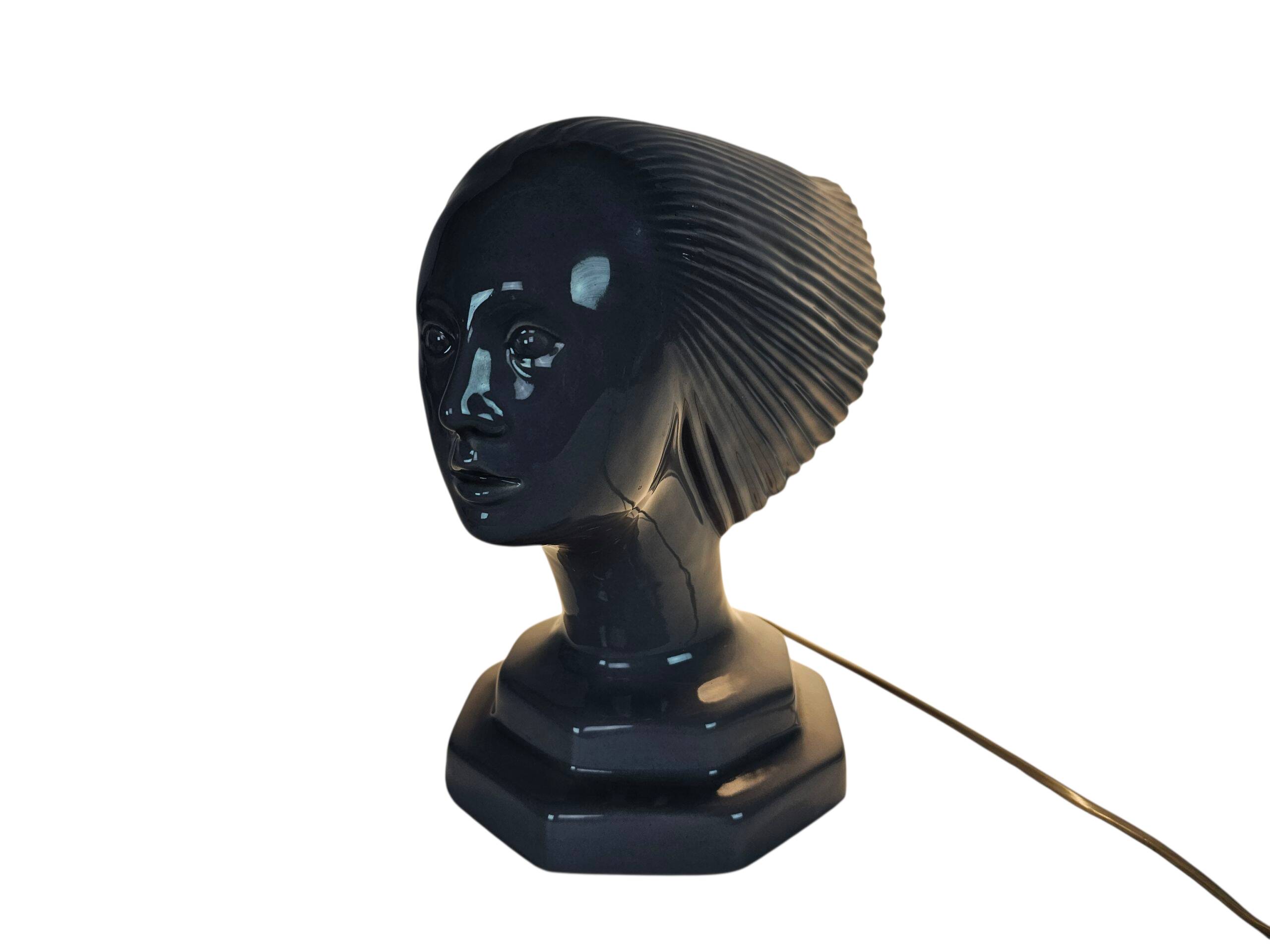 Vintage - Hubert Olivier design - table lamp - ceramic