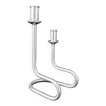 silver candlestick