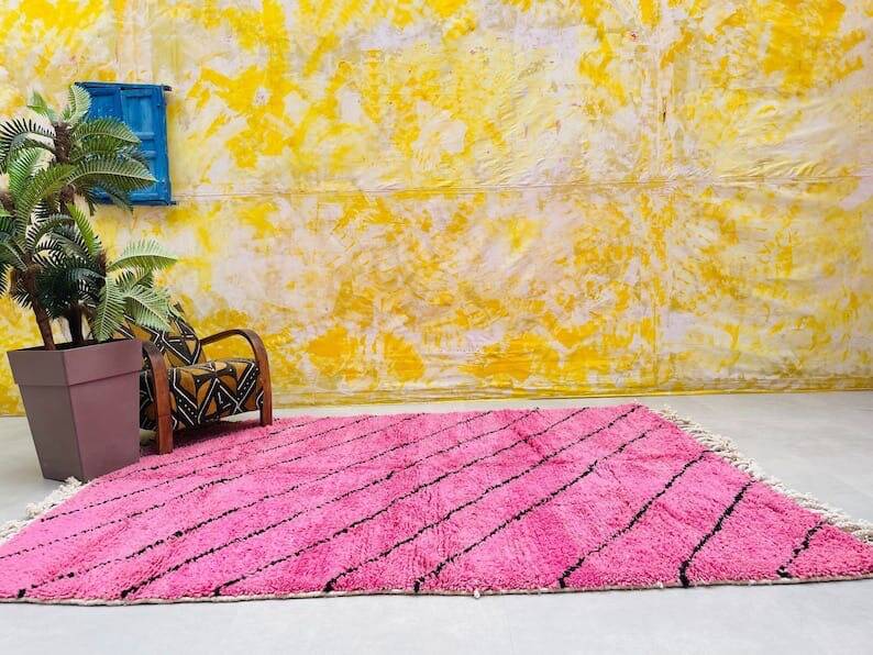 Handmade traditional wool rug size 150 x 250 cm