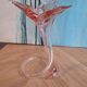 Vasse soliflore vintage en verre soufflé de murano