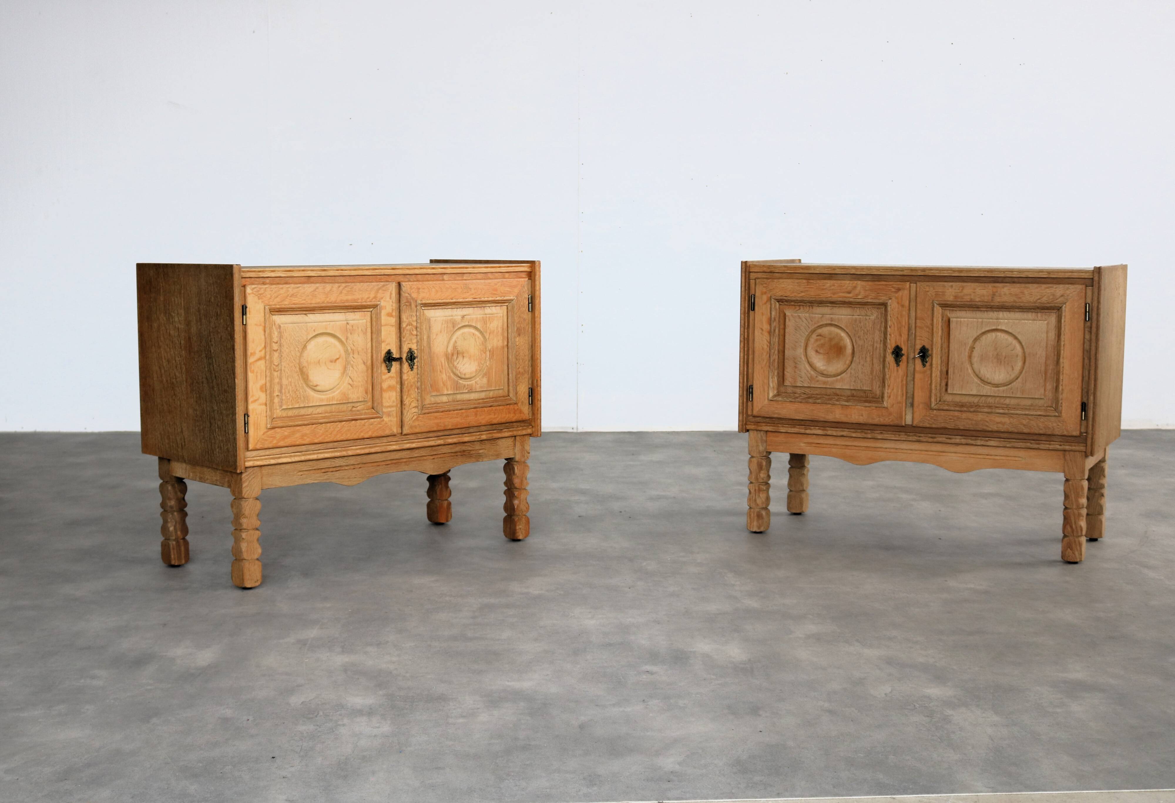 Brutalist sideboards | cabinets | 1960s | Danish