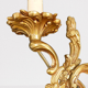 Applique murale rocaille bronze style Louis XV