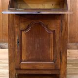 Rustic wooden secretary with 19th century flap