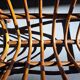 vintage rattan magazine rack