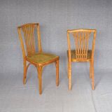Set of 6 THONET chairs N°732 - 1914 - new canework - Viennese Secession.
