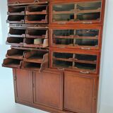 English display mahogany cabinet around 1910