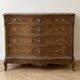 Antique Louis XV style commode in solid wood and marble.