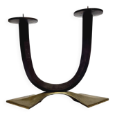 L9V Art Deco Two-Arm Candleholder