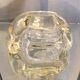 Pocket tray or candle holder in the shape of a flower Daum France