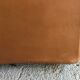 Pair of convertible armchairs in cognac leather - vintage 1970