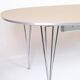 Superellipse Dining Table Model B616 With Grey Laminate By Piet Hein