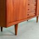 XL HP Hansen Scandinavian Design Teak Wooden Highboard Credenza Denmark 60s