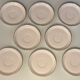 Service à thé en porcelaine (Limoges) 35 pieces monogrammè à liseré doré