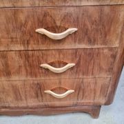 Chest of drawers veneer furniture with drawer art deco 1925 to 40