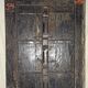 Porte ancienne en bois avec cadre
