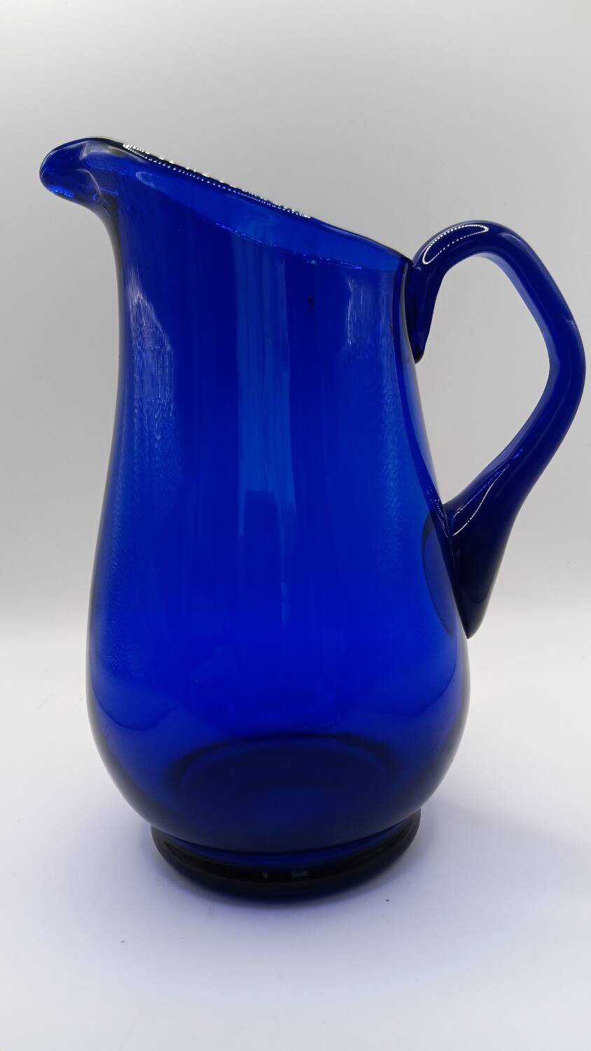Holmegaard - Pichet / vase en verre Bleu de Bristol de Per Lutken