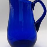 Holmegaard - Pichet / vase en verre Bleu de Bristol de Per Lutken