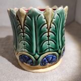Cache-pot vase en barbotine