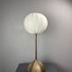 Large Dutch Brutalist Bronze Cocoon Table Lamp, 1990s
