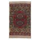 Vintage Scatter Rug, Dark Red Turkish Accent Rug, Door Mat, Handmade Bat Mat, Kitchen Rug