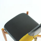 Tall Dining Chairs in Teak Wood, Czechoslovakia circa 1970