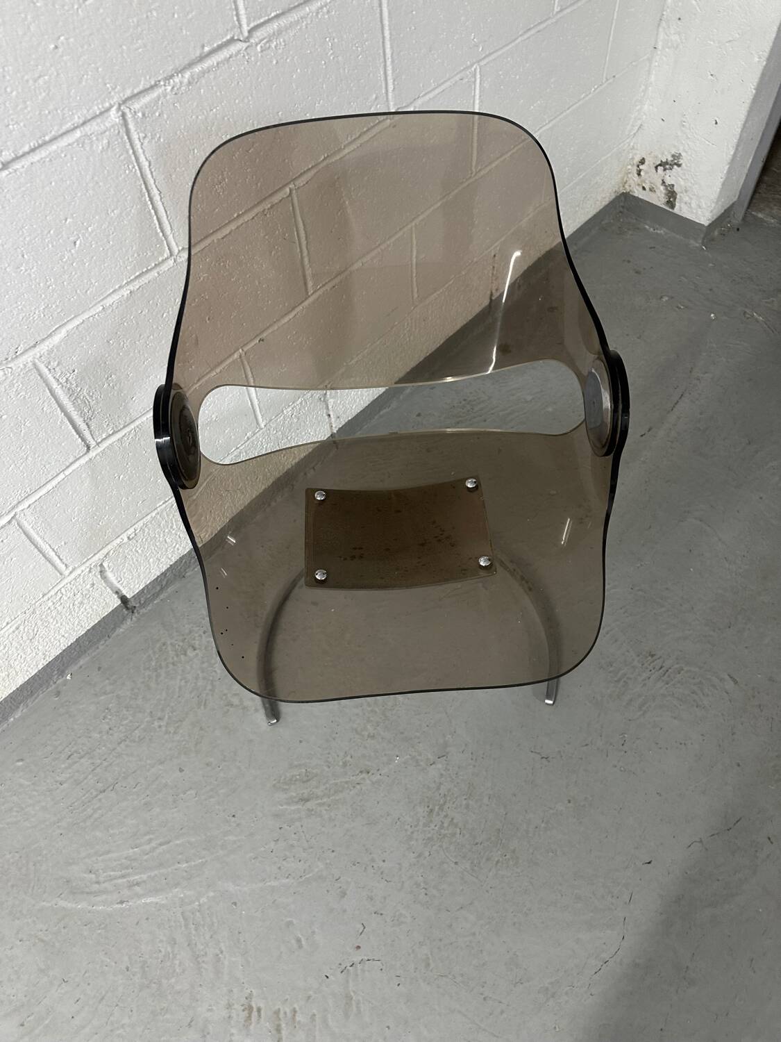 DLG Boris Tabacoff steel plexi chair